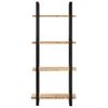 vidaXL 4-Tier Bookcase 80x40x180 cm Rough Mango Wood