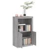 vidaXL Side Cabinet with LED Lights Grey Sonoma Engineered Wood