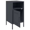 vidaXL Bedside Cabinets 2 pcs Anthracite 36x39x68 cm Steel