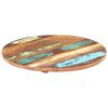 vidaXL Round Table Top 40 cm 25-27 mm Solid Reclaimed Wood