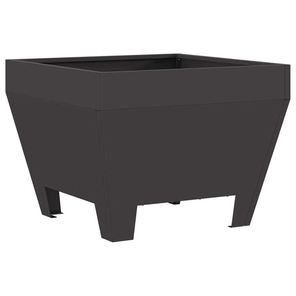 vidaXL Fire Pit Black 50 x 50 x 38 cm Steel