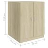 vidaXL Washing Machine Cabinet Sonoma Oak