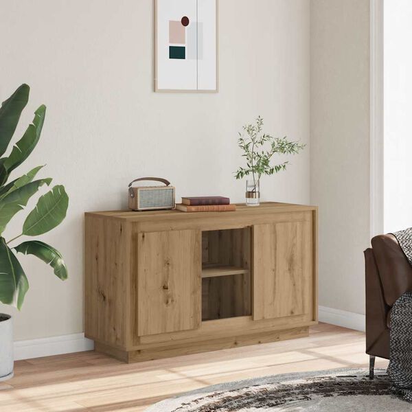 vidaXL Sideboard Artisan Oak 102x35x60 cm Engineered Wood