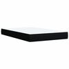vidaXL Box Spring Bed with Mattress Black 120x200 cm Fabric