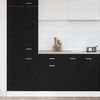 vidaXL Drawer Cabinet Riga Black oak 50 x 46 x 81.5 cm Engineered Wood