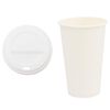 vidaXL Paper Coffee Cups with Lids 1000 pcs 16oz 400ml