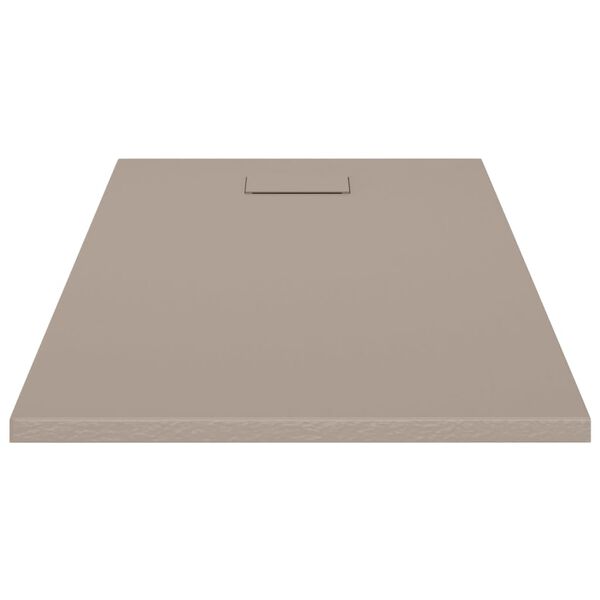vidaXL Shower Base Tray SMC Brown 120x70 cm