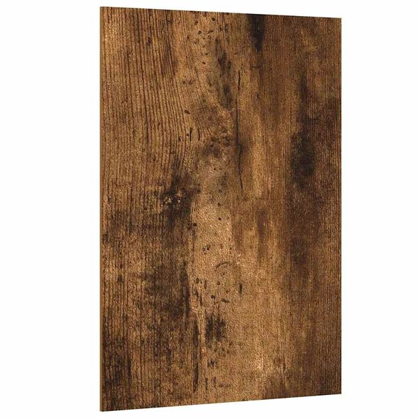 vidaXL Decor Panels 12 pcs Smoked oak 15 x 21 x 0.3 cm Engineered wood
