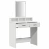 vidaXL Dressing Table White 79 x 41 x 140 cm Engineered Wood