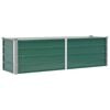 vidaXL Raised Bed | Green | Galvanised steel | 160x40x45 cm | Durable