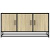vidaXL TV Cabinet Sonoma Oak 100x35x50 cm Engineered Wood and Metal