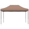 vidaXL Party Tent Folding Brown 292 x 440 x 315 cm Oxford Fabric