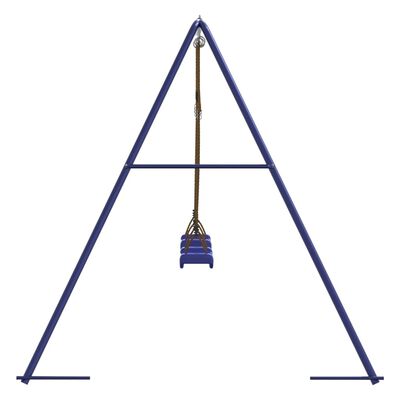 vidaXL Play Swings 2 pcs Blue 265x156.5x155.5 cm Polypropylene