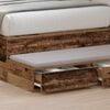 vidaXL Bed Drawers Old Wood 75 x 36.5 x 16.5 cm Engineered Wood