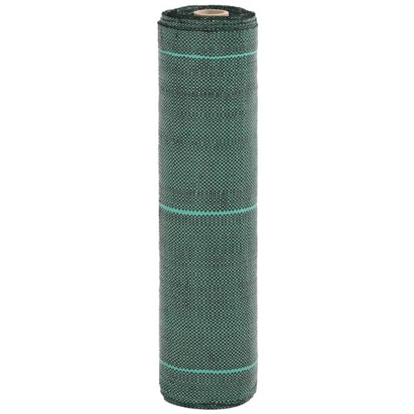 vidaXL Weed Membrane Green 0.5x5 m PP