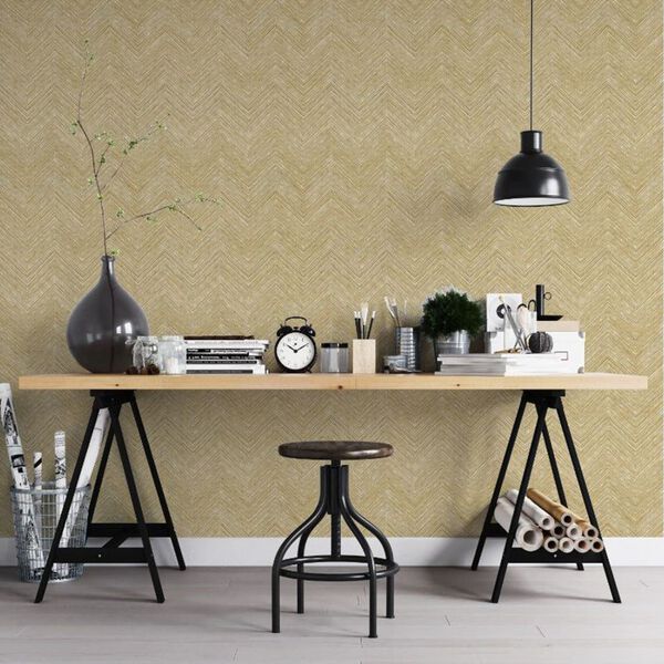 Noordwand Wallpaper Topchic Herringbone Beige