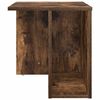 vidaXL End Table 2 pcs Smoked Oak 37 x 32 x 40 cm Engineered Wood