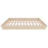 vidaXL Bed Frame without Mattress Solid Wood 160x200 cm