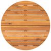 vidaXL Garden Side Table Round Ø70x75 cm Solid Wood Acacia
