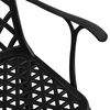 vidaXL Garden Chairs 6 pcs Cast Aluminium Black