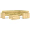 vidaXL 2 Piece Garden Lounge Set Impregnated Pinewood