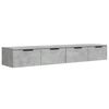 vidaXL Wall Cabinets 2 pcs Concrete Grey 68x30x20 cm Engineered Wood