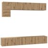 vidaXL TV Cabinet Set 5 pcs Artisan Oak Engineered Wood