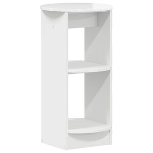 vidaXL Side Cabinet High Gloss White Engineered Wood