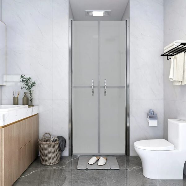 vidaXL Shower Door Frosted ESG 76x190 cm