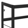 vidaXL Bathroom Washbasin Frame Black 40x38x83 cm Iron