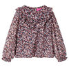 vidaXL Kids' Shirt with Long Sleeves Dark Pink 92