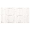vidaXL Wall Headboard White 166x3x90 cm Solid Wood Pine