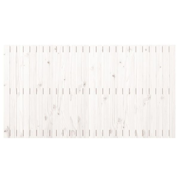 vidaXL Wall Headboard White 166x3x90 cm Solid Wood Pine