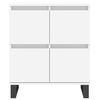 vidaXL Sideboards 2 pcs White Engineered Wood