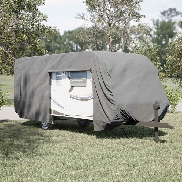 vidaXL Caravan Cover Grey 732x250x220 cm Non-woven Fabric