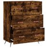 vidaXL Chest of Drawers Smoked Oak 69.5x34x90 cm Engineered Wood