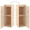 vidaXL TV Cabinets 2 pcs Solid Wood Pine