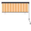 vidaXL Outdoor Roller Blind 160x250 cm White and Orange