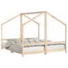 vidaXL Kids Bed Frame 2x(90x200) cm Solid Wood Pine