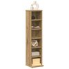 vidaXL CD Cabinet Artisan Oak 21x20x88 cm Engineered Wood