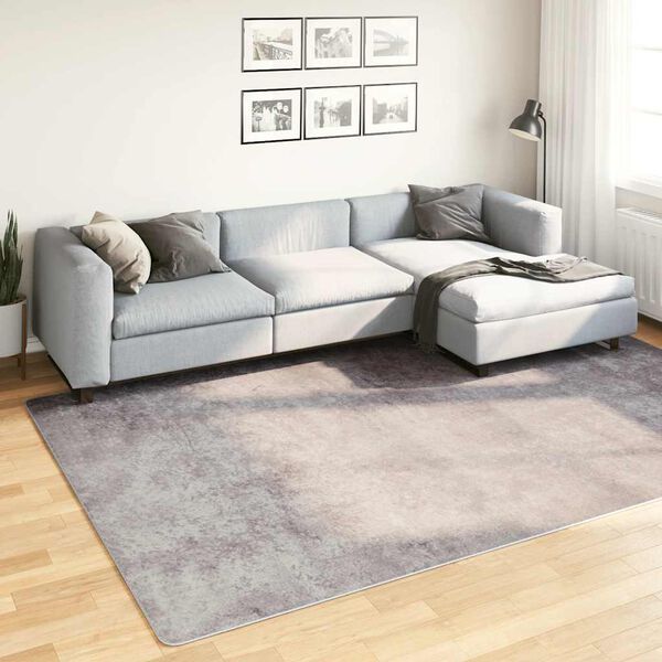 vidaXL Rug Washable 190x300 cm Grey