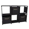 Bo-Camp Camping Cabinet with 3 Drawers Troutman Black