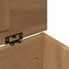 vidaXL Storage Chest with Lid PANAMA 79x42x46 cm Solid Wood Pine