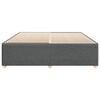 vidaXL Bed Frame without Mattress Dark Grey Super King Fabric