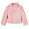 Kids'Coat Faux Fur Pink 140