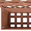 vidaXL Trellis Planter Brown 65x33x135 cm WPC