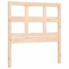 vidaXL Bed Frame without Mattress Single Solid Wood