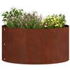 vidaXL Planter Ring Brown 40 x 40 x 20 cm Weathering Steel
