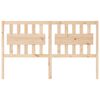 vidaXL Bed Headboard 165.5x4x100 cm Solid Wood Pine