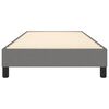 vidaXL Box Spring Bed Frame Dark Grey 90x200 cm Fabric